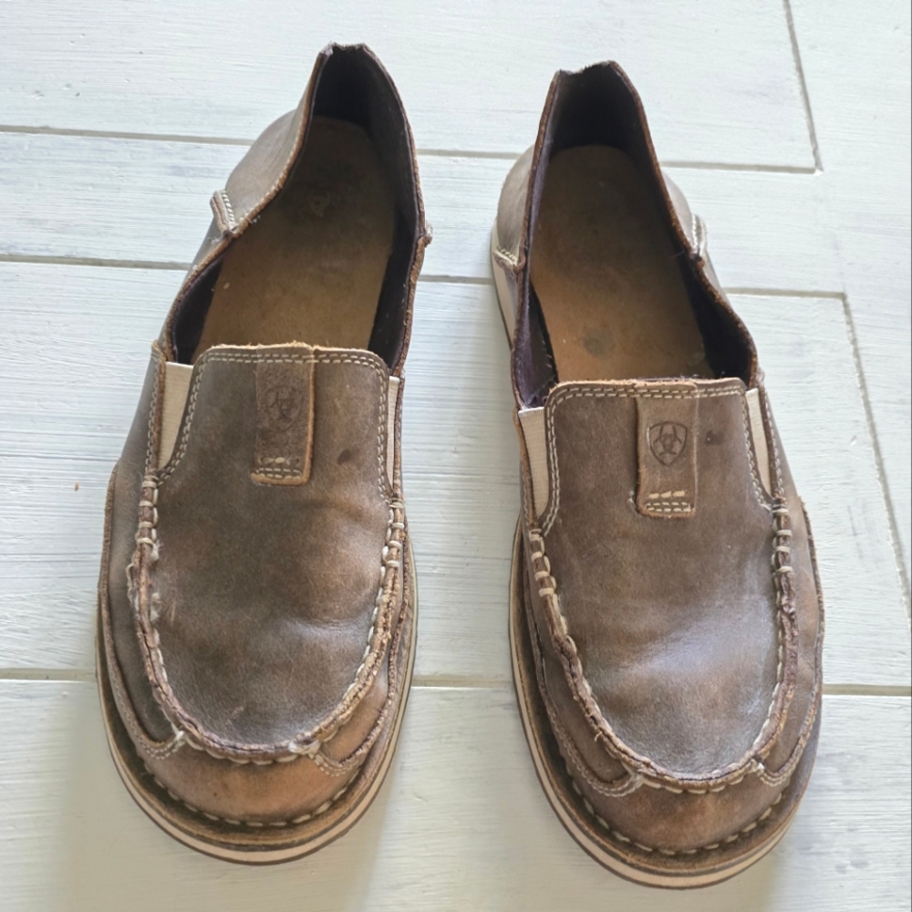 Ariat Men's Brown Leather Loafers